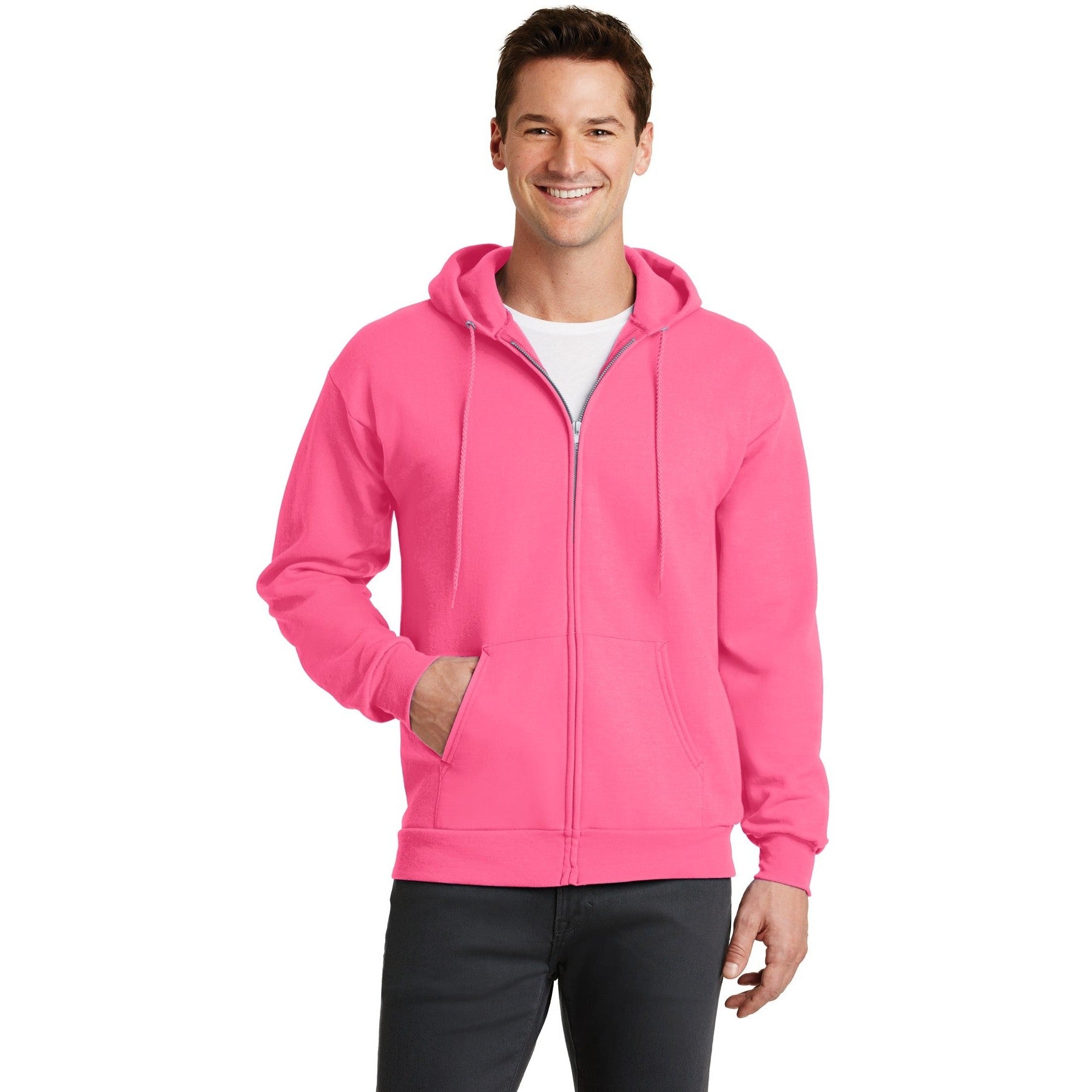 Port & Company-Port & Company® - Core Fleece Full-Zip Hooded Sweatshirt. PC78ZH-MedTech-19